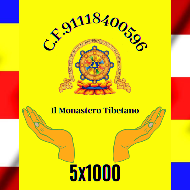 Il 5×1000 Questo Anno per Il Monastero Tibetano